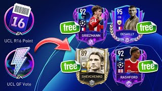 FIFA MOBILE 22  ICON DESAILLY amp SHECHENKO R16 GRATIS  KALKULASI P16 POINT EVENT UCL ROUND OF 16 [upl. by Michaella]