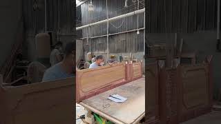 Process of Crafting a Large Wooden Doorn [upl. by Nottap]