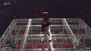 Will Osprey vs Jon Moxley Hell In A Cell Match [upl. by Tobey]