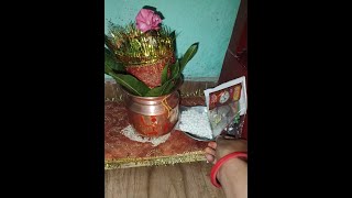 Aise Kiya matarani ke kalash sthapna mini log 🙏🌹minivlog shortvideo matarani viralNavratri [upl. by Maon]