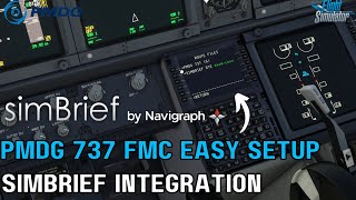 PMDG 737 and Simbrief Integration [upl. by Onitram666]