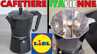 CAFETIÈRE ITALIENNE LIDL  Moulin à café électrique silvercrest ernesto [upl. by Alvin]