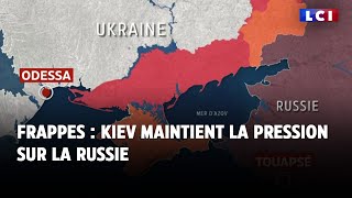 Frappes  Kiev maintient la pression sur la Russie [upl. by Riatsala]