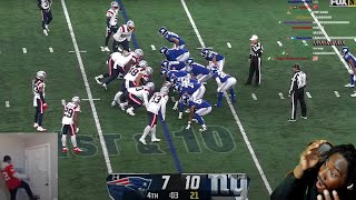 GET THIS MAN SOME HELP quotFlightReacts To Patriots vs Giants 2023 Week 12 Game Highlightsquot REACTION [upl. by Ollehto]