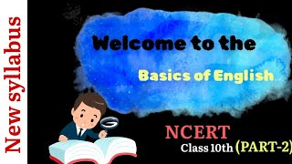 10th class basics of english basic grammar and vocabulary part2 class 10th ncert new syllabus [upl. by Yv794]