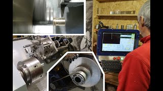 CNC Lathe Turning build  Part 3 Spindle encoder amp threading [upl. by Ytsihc]