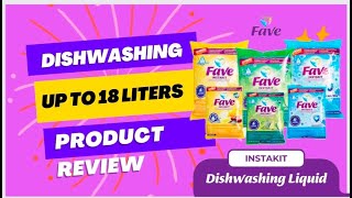 v43 Fave InstaKit dishwashing Liquid Review [upl. by Eitsrik]