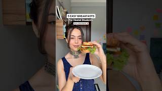 Breakfast ideas for hostel students 😁 healthyrecipesdrvidhichawlashorts [upl. by Maryellen]