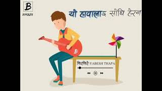 Firfirey  Yabesh Thapa  Karaoke with Lyrics [upl. by Anicul501]