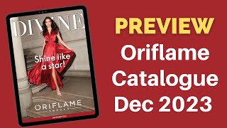 Oriflame Preview Catalogue December 2023 [upl. by Nalda662]