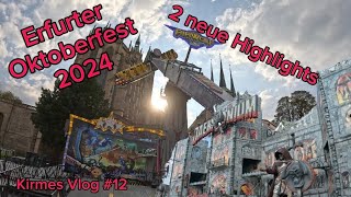 ich bin 2 neue Heilleigts gefahren hat Spaß gemacht auf den Erfurter Oktoberfest Kirmes Vlog 12 [upl. by Asiar]