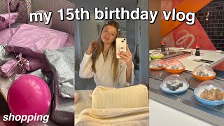 MY 15TH BIRTHDAY VLOG spend the day w me🎂 [upl. by Githens]