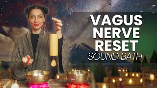 Vagus Nerve Reset to Sleep  Sound Bath Healing Meditation [upl. by Towbin803]