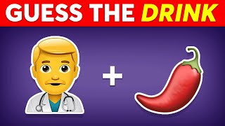 Guess The Drink By Emoji  Emoji Quiz  Monkey Quiz [upl. by Soinotna]