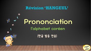 TOUT sur la PRONONCIATION de lAlphabet Coréen HANGUL 한글 en un seul cours [upl. by Ahkihs]