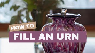 How to Fill An Urn  by Stardust Memorials [upl. by Potash]