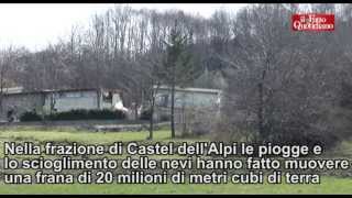 Bologna Ecco la frana che si mangia le case in appennino [upl. by Cletus602]