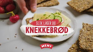 Slik lager du knekkebrød [upl. by Nodnab]