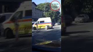 Wypadek skutera z karetką w Sopocie stopcham wypadek [upl. by Buller]