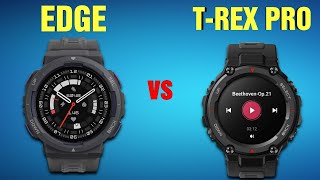 Amazfit Active Edge vs Amazfit TRex Pro  Full Specs Compare Smartwatches [upl. by Ynoep]