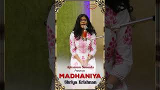 Madhaniya  Indian Wedding Song  Shriya Krishnan  Padma Wadkar  Ajivasan Studios [upl. by Ellerad657]