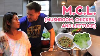 I TORE MY MCL Mushroom Chicken and Lettuce  PokLee Cooking [upl. by Einahteb]