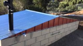 DIY rainwater cistern project completion [upl. by Aicinad561]