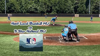 Next Level Baseball 14U vs 5 Star National Top Prospects 60824 Dynamic Baseball [upl. by Letsirc734]