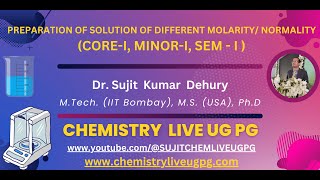 PREPARATION OF SOLUTION OF KNOWN NORMALITY OR MOLARITY [upl. by Truc899]