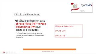 Calculo de Flete Aéreo y Marítimo 90 [upl. by Arerrac]