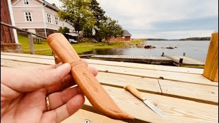 Traditional Finnish Puukko by Iisakki Järvenpää At Finnish Archipelago [upl. by Ardnnaed]