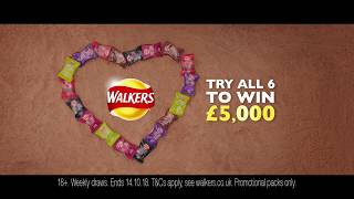 Walkers Regional Favourites  Try All 6 To Win £5000  Walkers Crisps [upl. by Idieh763]