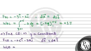 A particle is moved along a path A BB CC DD EE FF A as shown in figure in presence of a f [upl. by Sheline]