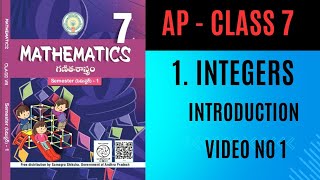 Integers  Class 7  AP Mathematics  By school maths made easy [upl. by Elton189]