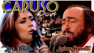 Caruso  Lara Fabian amp Luciano Pavarotti Duet edition HD Audio [upl. by Atiugram]