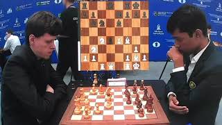 Vladislav Artemiev 2705  Praggnanandhaa 2747World Blitz Chess [upl. by Rehpotirhc]