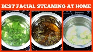 Get clear flawless skin Facial steaming at home with DEMO [upl. by Rfinnej]