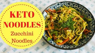 Veeramachaneni Ramakrishna Diet  Keto Noodles  Noodles with Zucchini  Keto Noodles recipe [upl. by Sinaj]