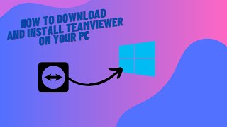 How to install TeamViewer in PC  TeamViewer install in Laptop  Download TeamViewer  TW Tech [upl. by Tanny190]