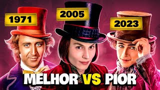 PIOR AO MELHOR Willy Wonka e Fantástica Fabrica de Chocolate [upl. by Aiza122]