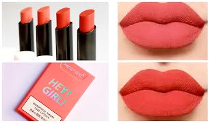 🚬Smoke Tube Lipstick  😳Unbelievable Viral Product🔥Hey Girl Lipsticks  Heng Fang  Review [upl. by Aynatahs613]