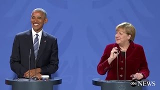 Obama Angela Merkel FULL Press Conference [upl. by Notnilk146]