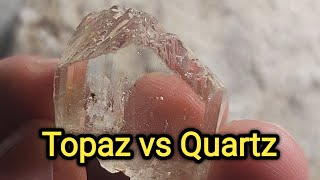 How to differentiate between topaz and quartz Crystals [upl. by Deckert]