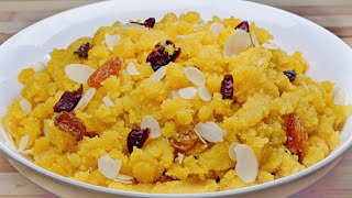 Mauritian Cuisine Easy Halwa Gréo Recipe  Halwa Suji Semolina [upl. by Fanchan]