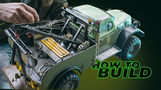 How To Build Rc Crawler Trx4 Dodge Power Wagon Tow Truck  Homemade e3src [upl. by Trev629]