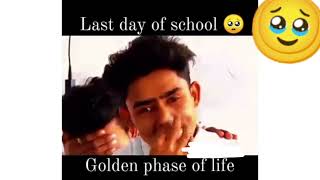 Last day of school life sad moment round2hell golden phase of line school life is best life [upl. by Wit794]