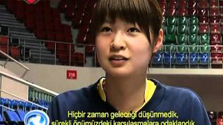 130206 KIMURA ve GÄ°ZEM TVF Burhan Felek Voleybol Salonu [upl. by Emalia]