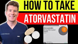 How to take ATORVASTATIN Lipitor  Doctor explains dose side effects and more [upl. by Haraz]