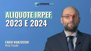 Novità e Differenze fra Aliquote IRPEF 20232024  Studio Commercialista Piazza  Consulenza online [upl. by Seuqram]