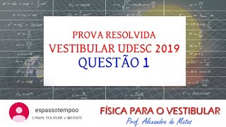 Questão1  Vestibular de Inverno da Udesc  2019 [upl. by Viradis]